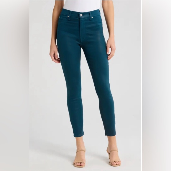 7 For All Mankind Coated High Rise Jeans - Picture 1 of 2